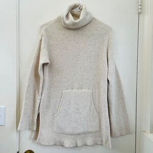 Angora Rabit Hair Cashmere White Cream long sleeve hoodie